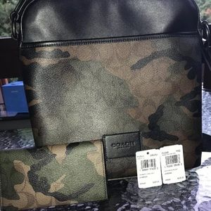 COACH Crossbody Bag For Men With Phone Case